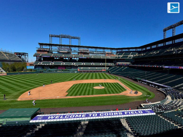 Attending a game at Coors Field